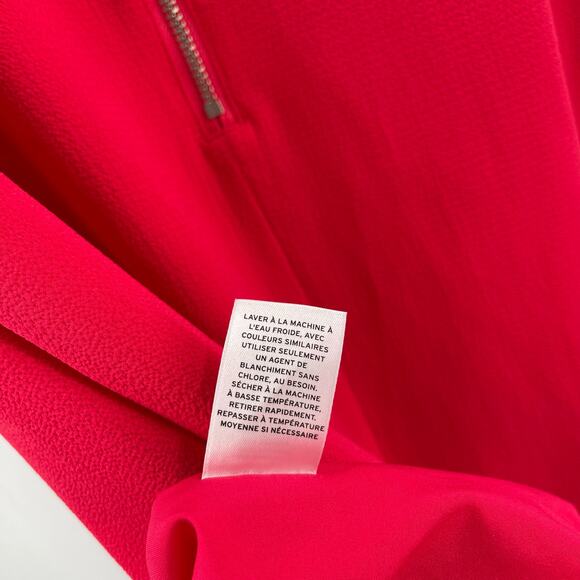 CHELSEA28 Dress Size Small Ruffle Back Fuchsia Pink Cocktail Evening Event - Picture 14 of 14